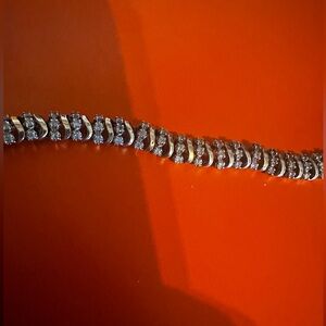 Diamond Tennis S Bracelet Solid 10k Gold